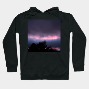 Pink and Purple Tropical Sunset Hoodie